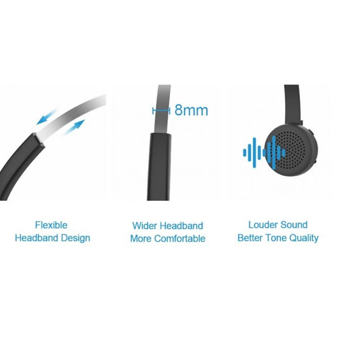 Auricular Conceptronic Bluetooth Polona03bda Con Base De Carga Headset Mono