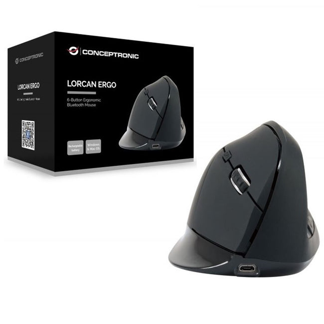 Mouse Raton Conceptronic Lorcan03 Bluetooh 5.2 6 Botonos - 1600 Dpi Main Image