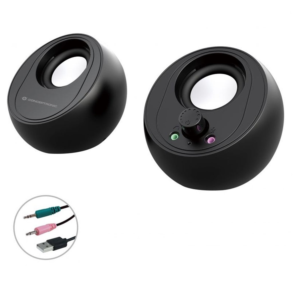 Altavoces Conceptronic Bjorn01b - 10w - Negro
