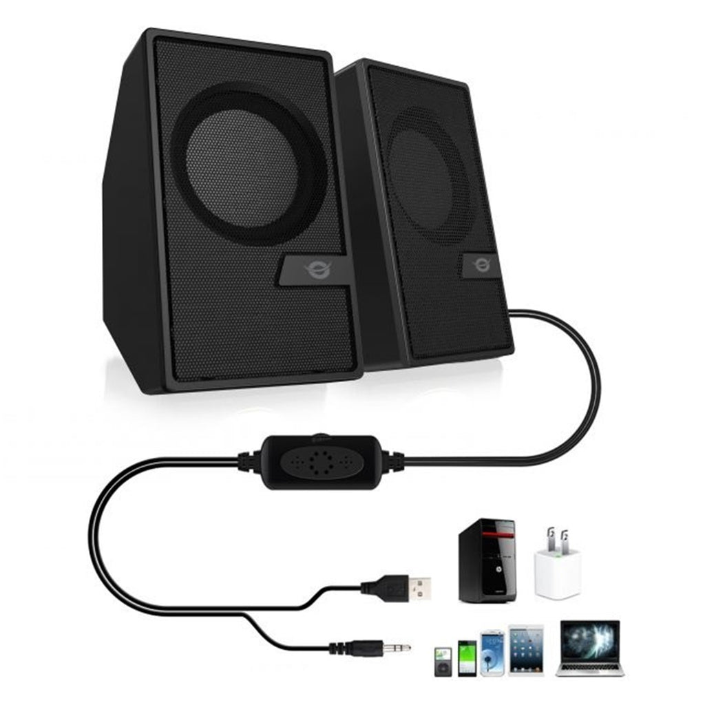 Altavoces Conceptronic Bjorn02b - 6w - Negro
