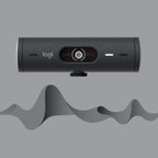 Webcam Logitech Brio 500 Grafito Full Hd - Usb Tipo C