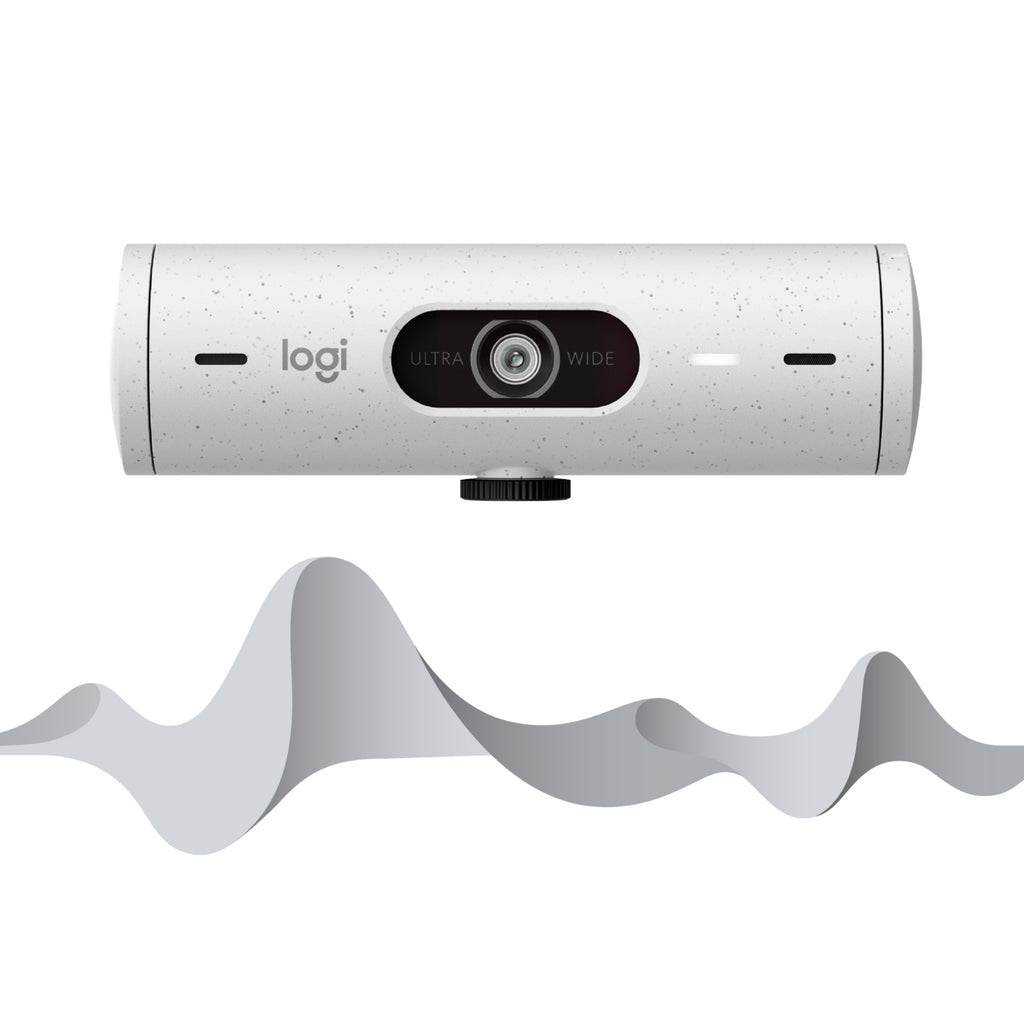 Webcam Logitech Brio 500 Blanco Crudo Full Hd - Usb Tipo C