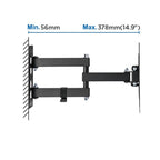 Soporte De Pared Ewent Ew1522 Para Tv Hasta 43 Pulgadas Carga Maxima 30kg