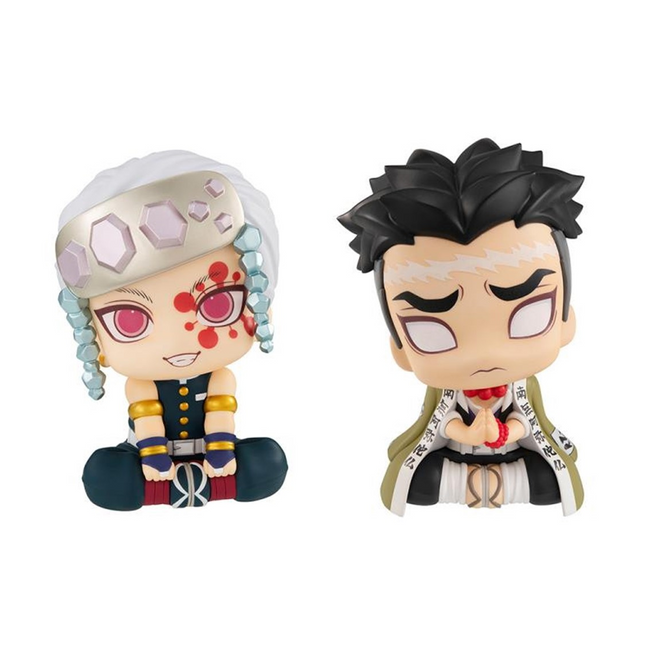 Pack 2 Figuras Megahouse Demon Slayer Kimetsu No Yaiba Gyomei Uzui Hover Image