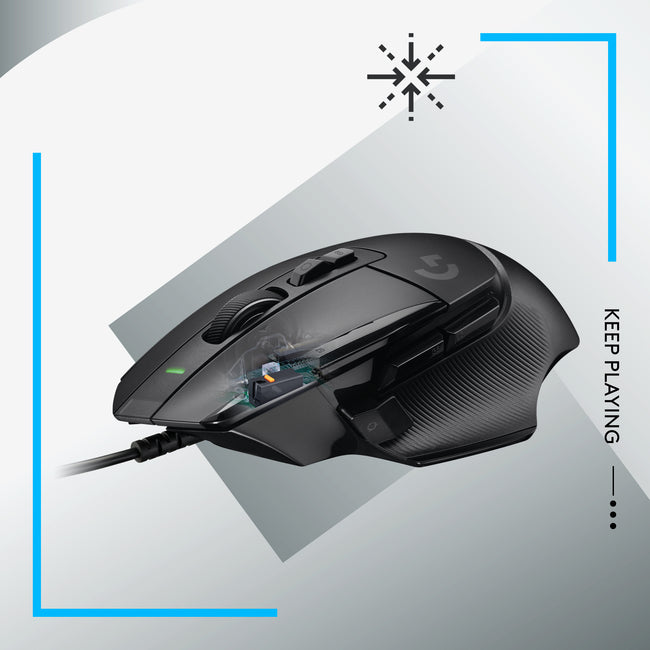 Mouse Raton Logitech G G502 X Gaming Optico Usb 25600ppp Negro Main Image