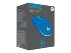 Mouse Raton Logitech G102 Lightsync Azul Gaming 8.000 Dpi 6 Botones