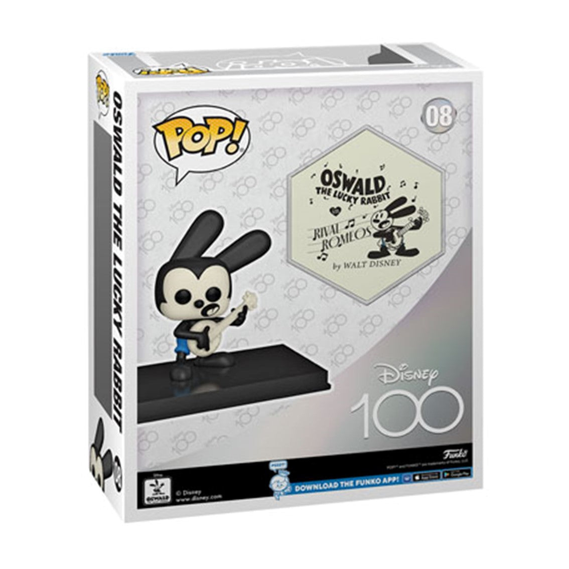 Funko Pop Movie Poster Disney 100th Clasico Oswald The Lucky Rabbit 67951