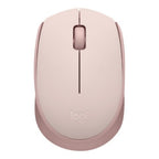 Mouse Raton Logitech M171 Optico Wireless Inalambrico Rosa