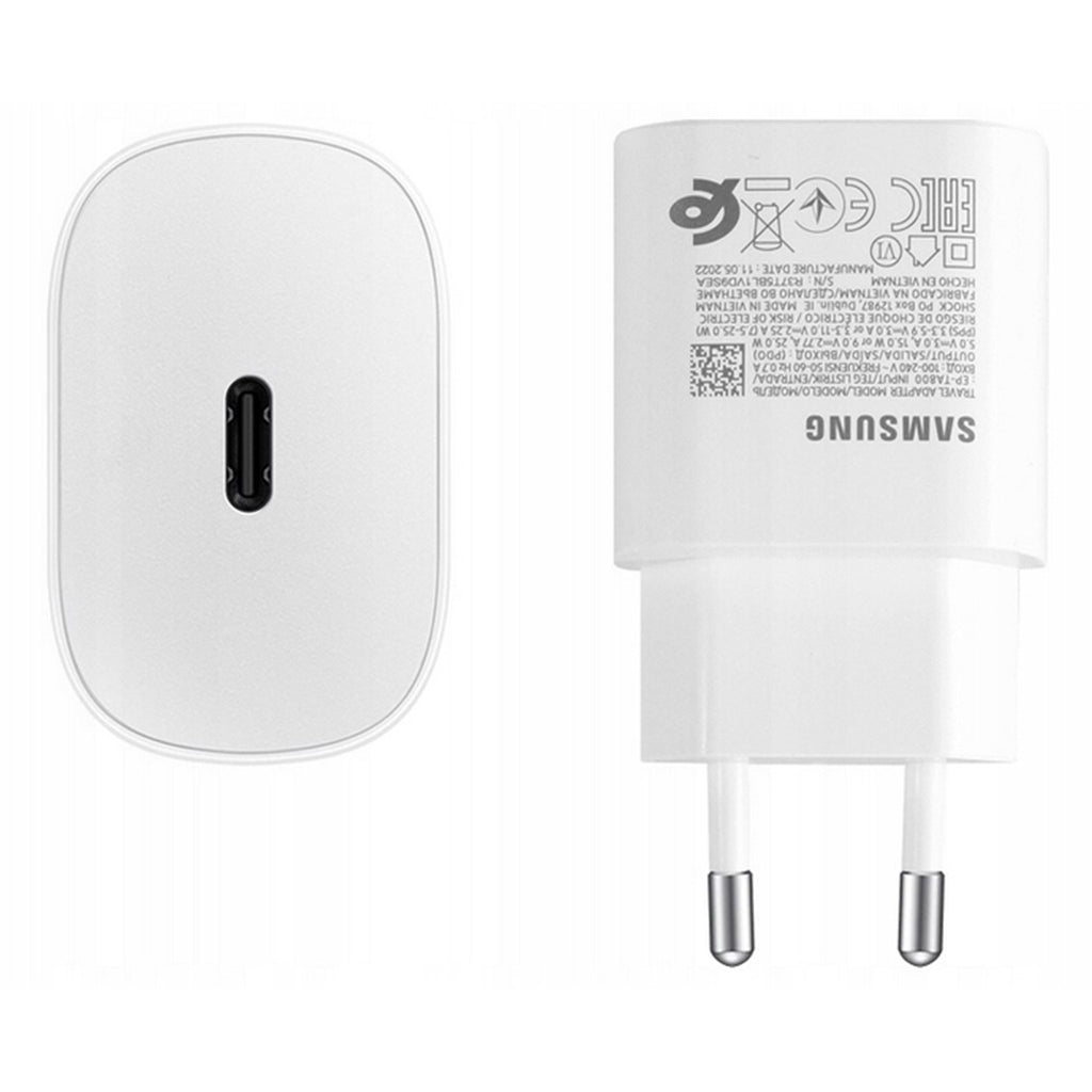 Cargador Samsung Ep - Ta800nwe Usb Tipo C Blanco 25w Bulk