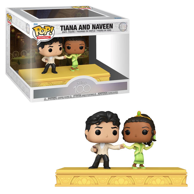Funko Pop Moment Pack De 2 Disney 100 Aniversario Tiana & Naveen 67976 Hover Image
