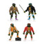 Surtido Figuras (4) The Loyal Subjects Tortugas Ninja Street Gang 13 Cm Exclusive #1