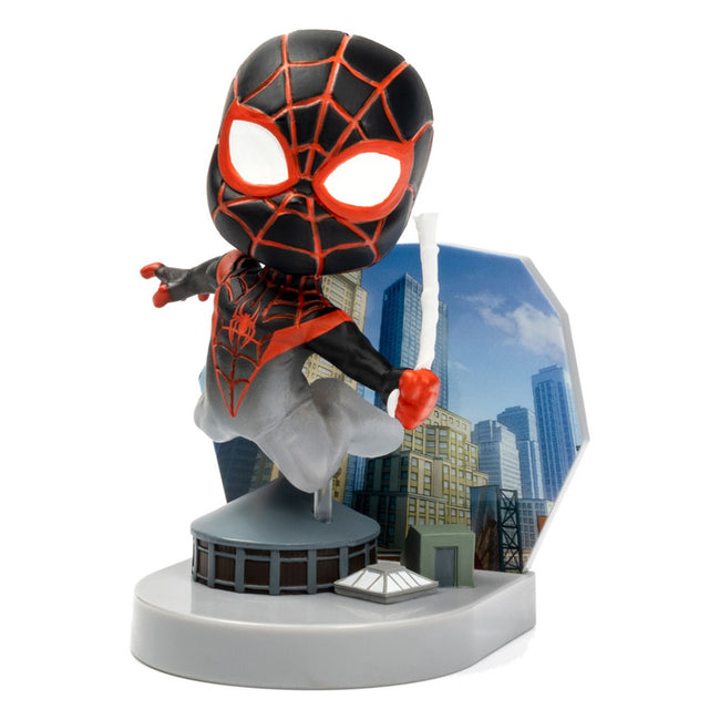 Figura Mini Diorama Superama The Loyal Subjects Spider Man (mini Morales) Con Efecto Camuflaje Hover Image