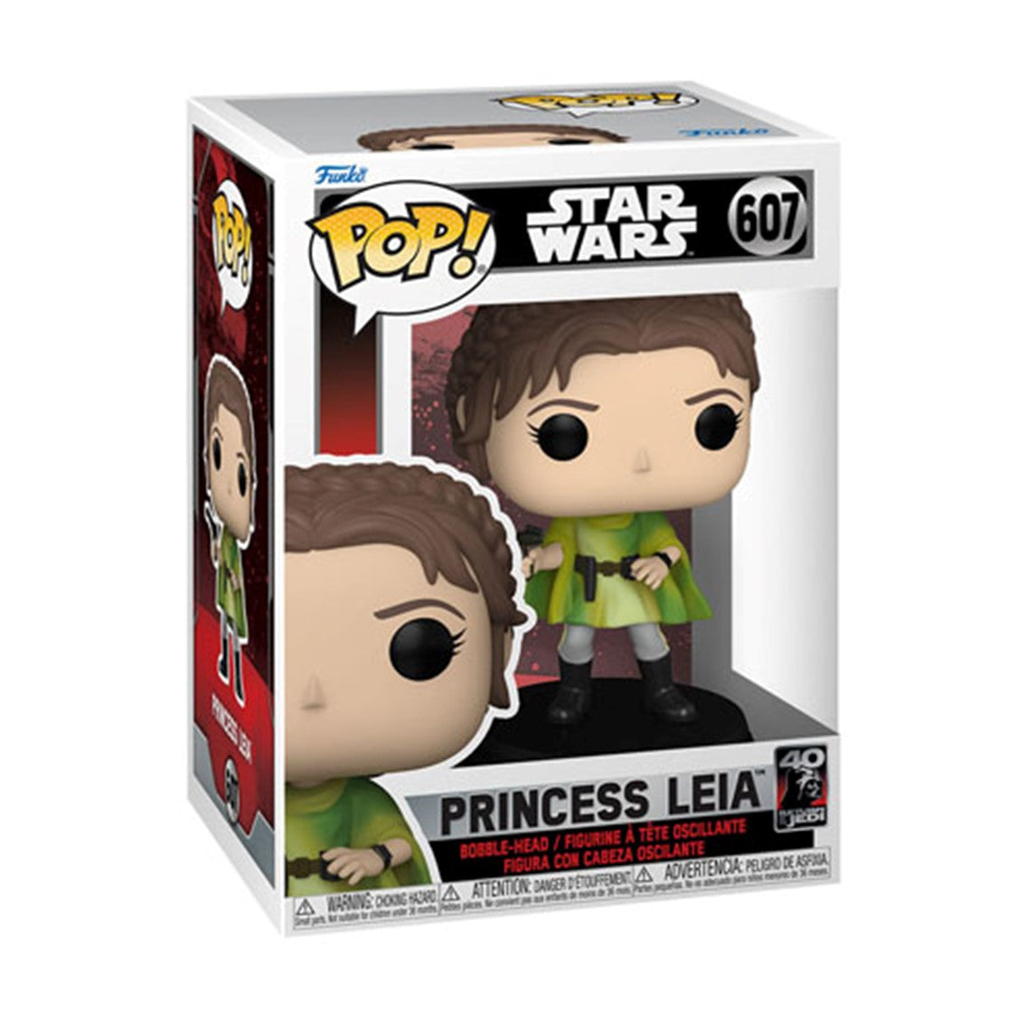 Funko Pop Star Wars Retorno Del Jedi 40 Aniversario Princesa Leia 70747