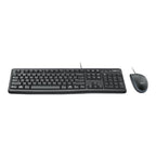 Teclado + Mouse Logitech Mk120 Optico Usb 2.0 Negro Ingles Uk