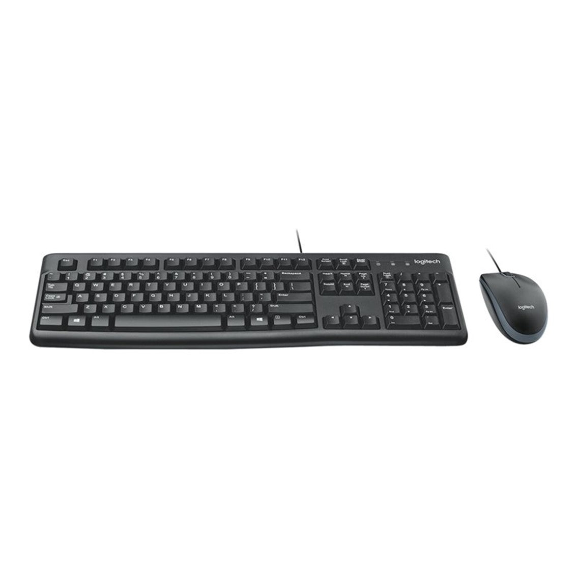 Teclado + Mouse Logitech Mk120 Optico Usb 2.0 Negro Ingles Uk