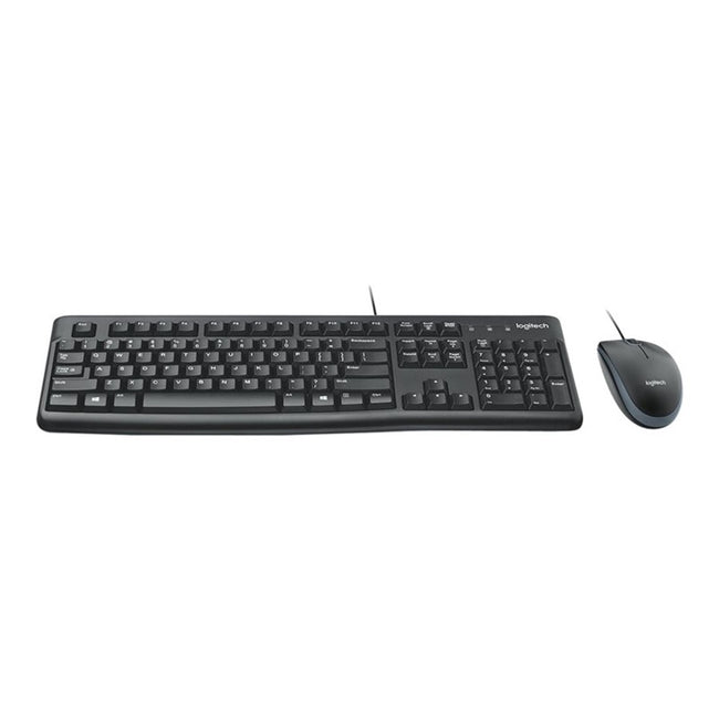 Teclado + Mouse Logitech Mk120 Optico Usb 2.0 Negro Ingles Uk Hover Image