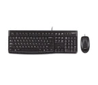 Teclado + Mouse Logitech Mk120 Optico Usb 2.0 Negro Ingles Uk