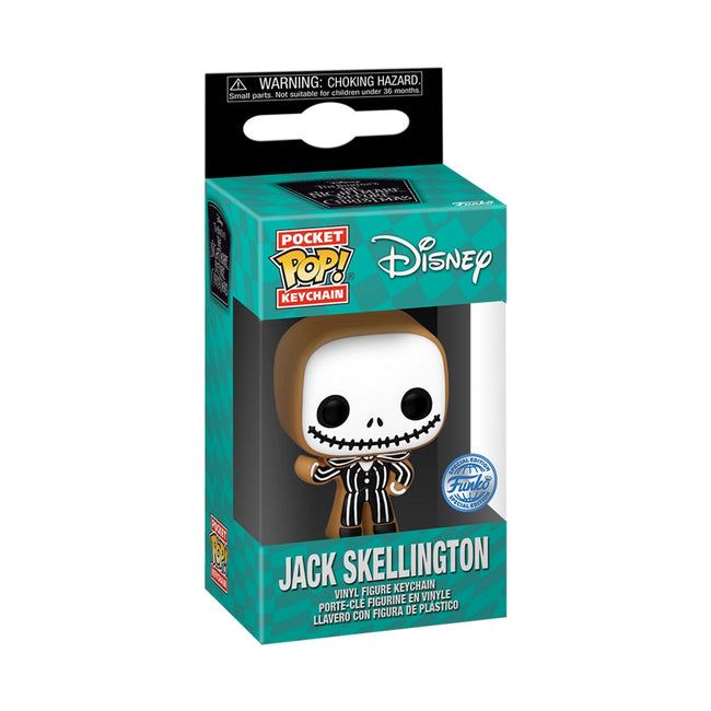 Llavero Funko Keychain Disney The Nightmare Before Christmas Jack Skellington Gingerbread 67719 Main Image