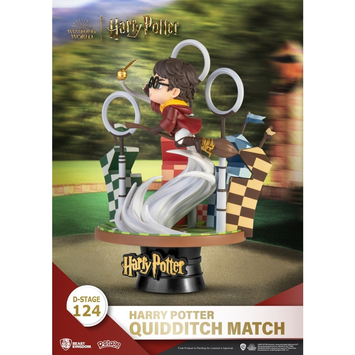 Figura Beast Kingdom Dstage Harry Potter Partido De Quidditch