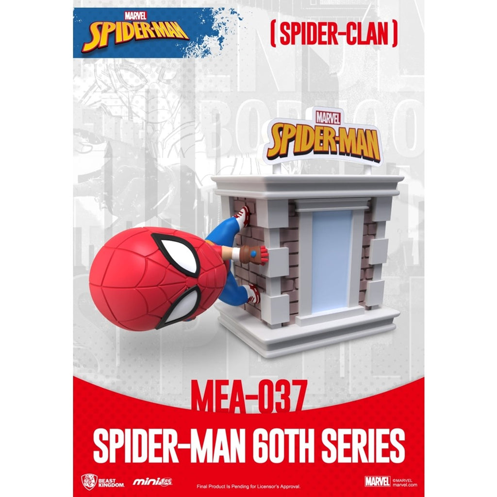 Figura Beast Kingdom Mini Egg Attack Marvel Spider - Man Spider - Clan Serie 60 Aniversario
