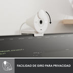 Webcam Logitech Brio 300 Blanco Crudo Full Hd - Usb Tipo C