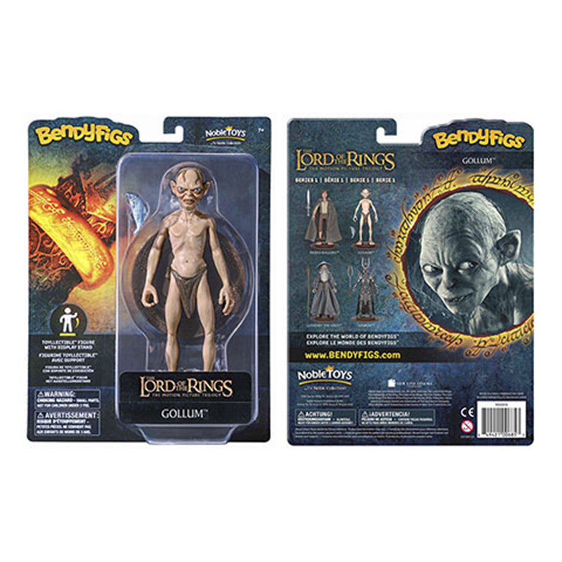 Figura The Noble Collection Bendyfigs El Seor De Los Anillos Gollum