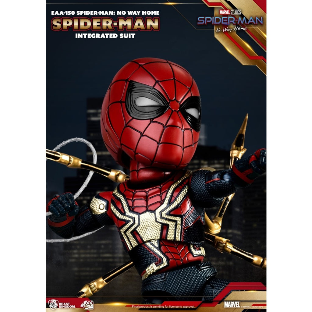 Figura Beast Kingdom Egg Attack Marvel Spider - Man No Way Home Traje Integrado