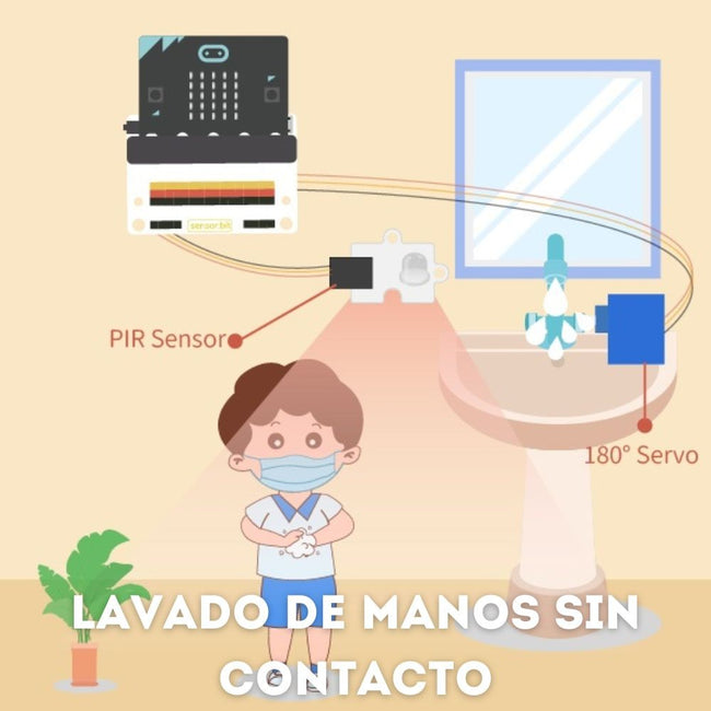 Kit De Sensores Inteligentes Micro:bit Salud Inteligente - Smart Health Kit - Sin Placa Main Image