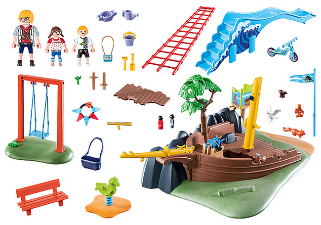 Playmobil City Life Parque De Aventuras Con Barco Naufragado Main Image
