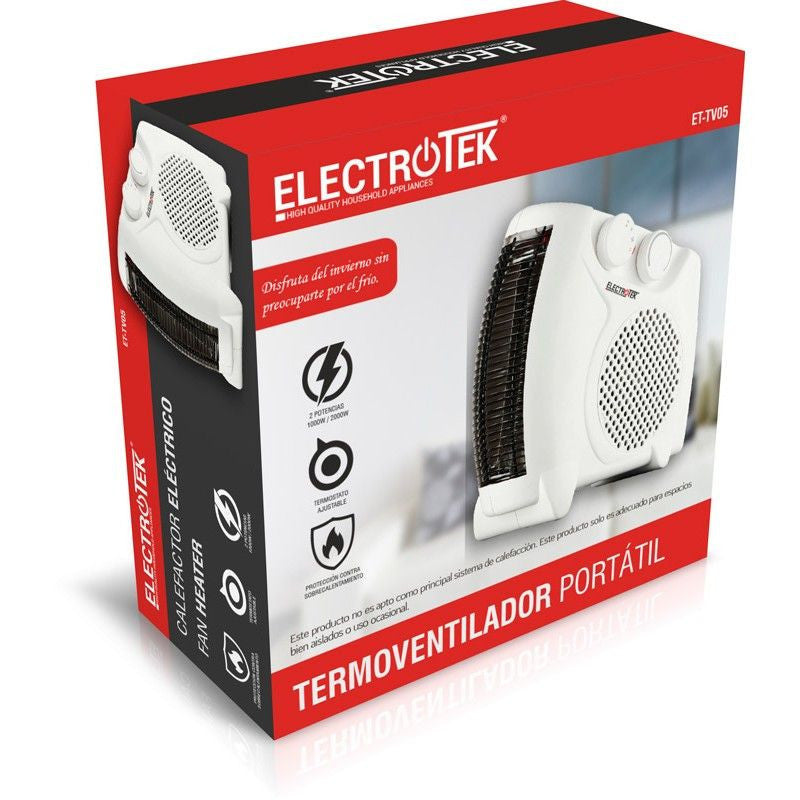 Termoventilador Portatil Thulos Et - Tv05 1000w - 2000w