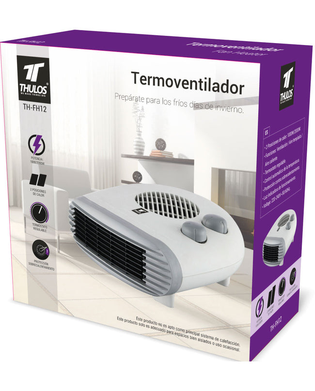 Termoventilador Electrico Thulos Th - Fh12 1000w - 2000w Main Image