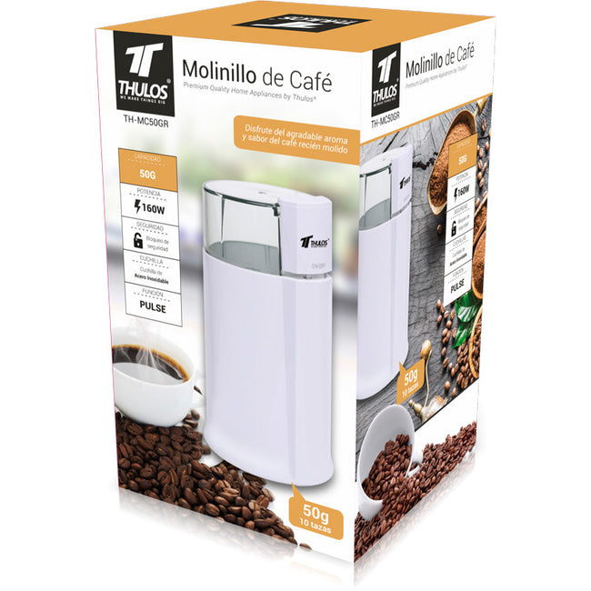 Molinillo De Cafe Thulos Th - Mc50gr Blanco 160w 50g - 60g Main Image