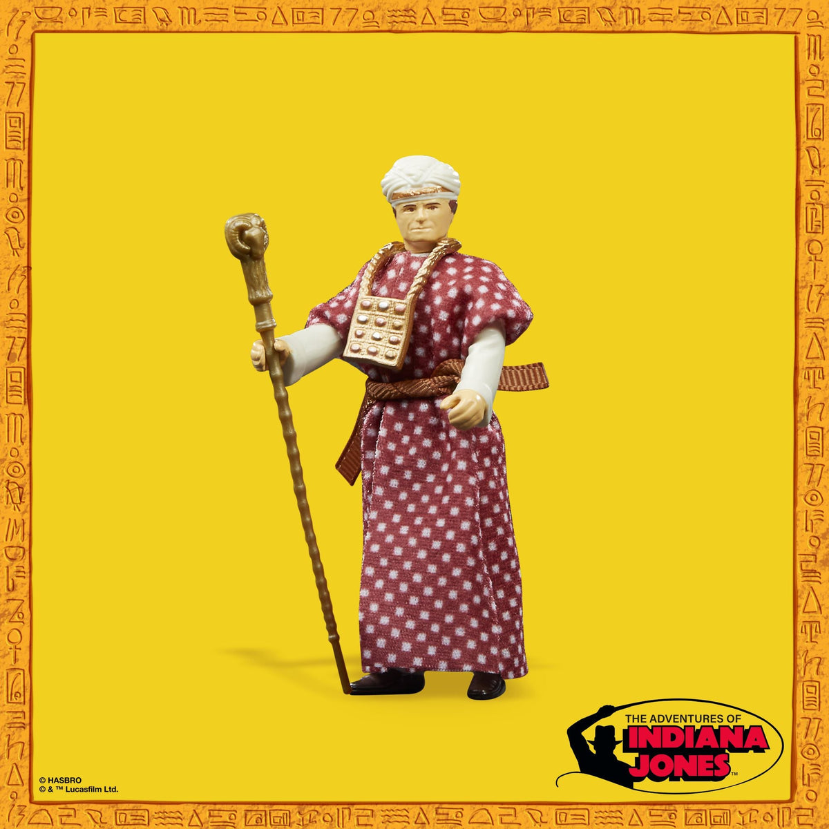 Figura Hasbro Retro Collection Indiana Jones Riders If The Lost Ark - Belloq (ceremonial)