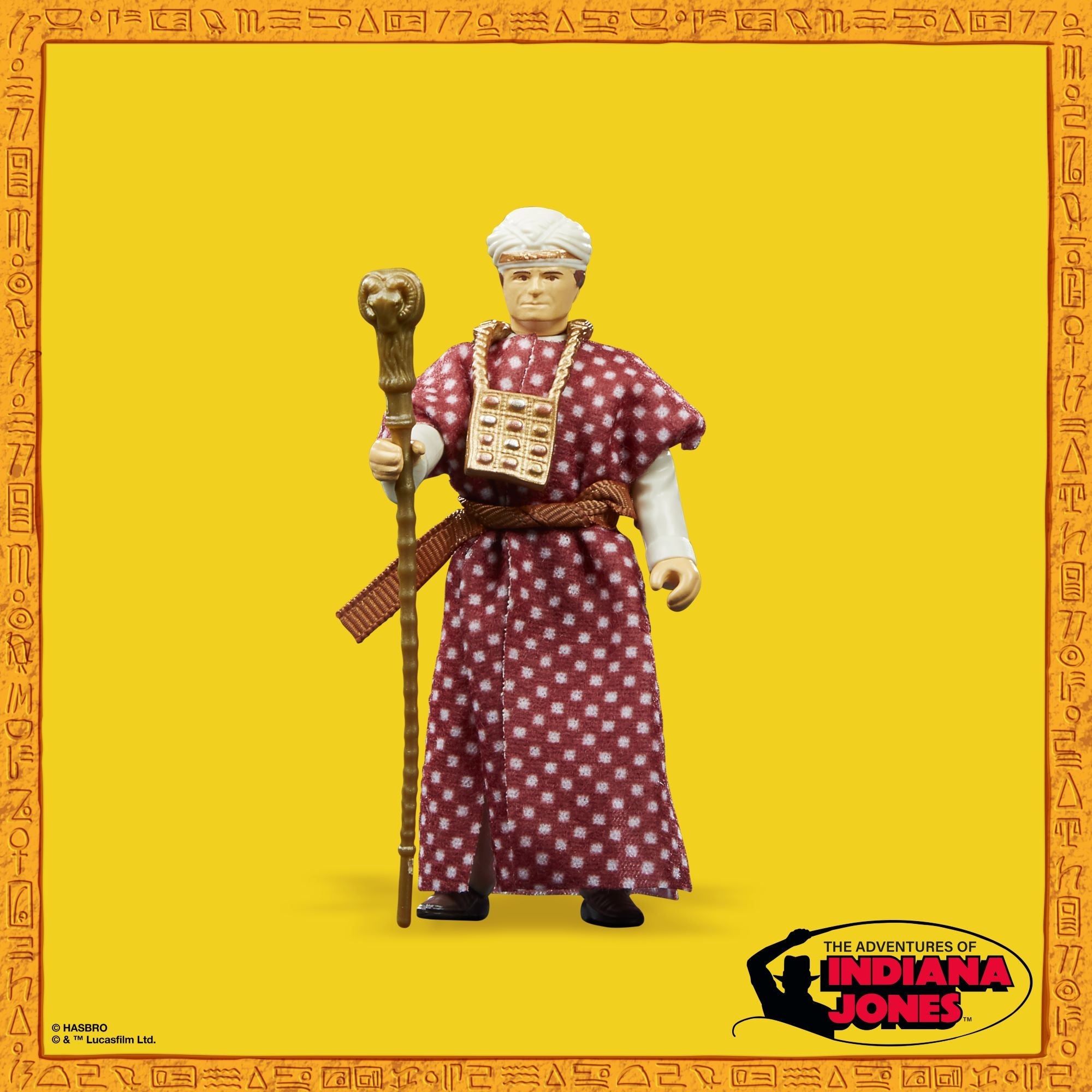 Figura Hasbro Retro Collection Indiana Jones Riders If The Lost Ark - Belloq (ceremonial)
