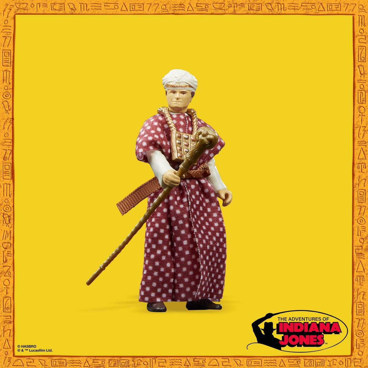 Figura Hasbro Retro Collection Indiana Jones Riders If The Lost Ark - Belloq (ceremonial)
