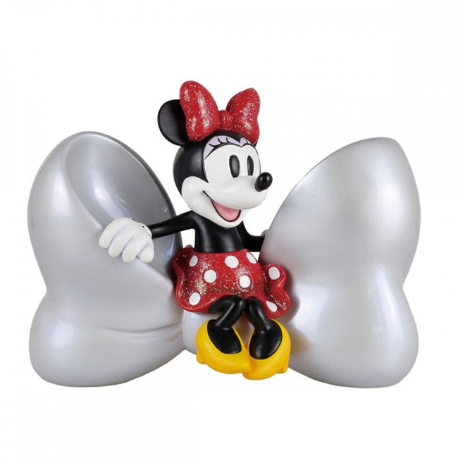 Figura Enesco Disney 100 Aniversario Minnie Con Lazo Hover Image