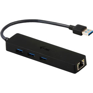 Hub I - Tec Usb 3.0 Delgado Con 3 Puertos Usb 3.0 Y Ethernet Glan Rj - 45