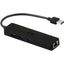 Hub I - Tec Usb 3.0 Delgado Con 3 Puertos Usb 3.0 Y Ethernet Glan Rj - 45