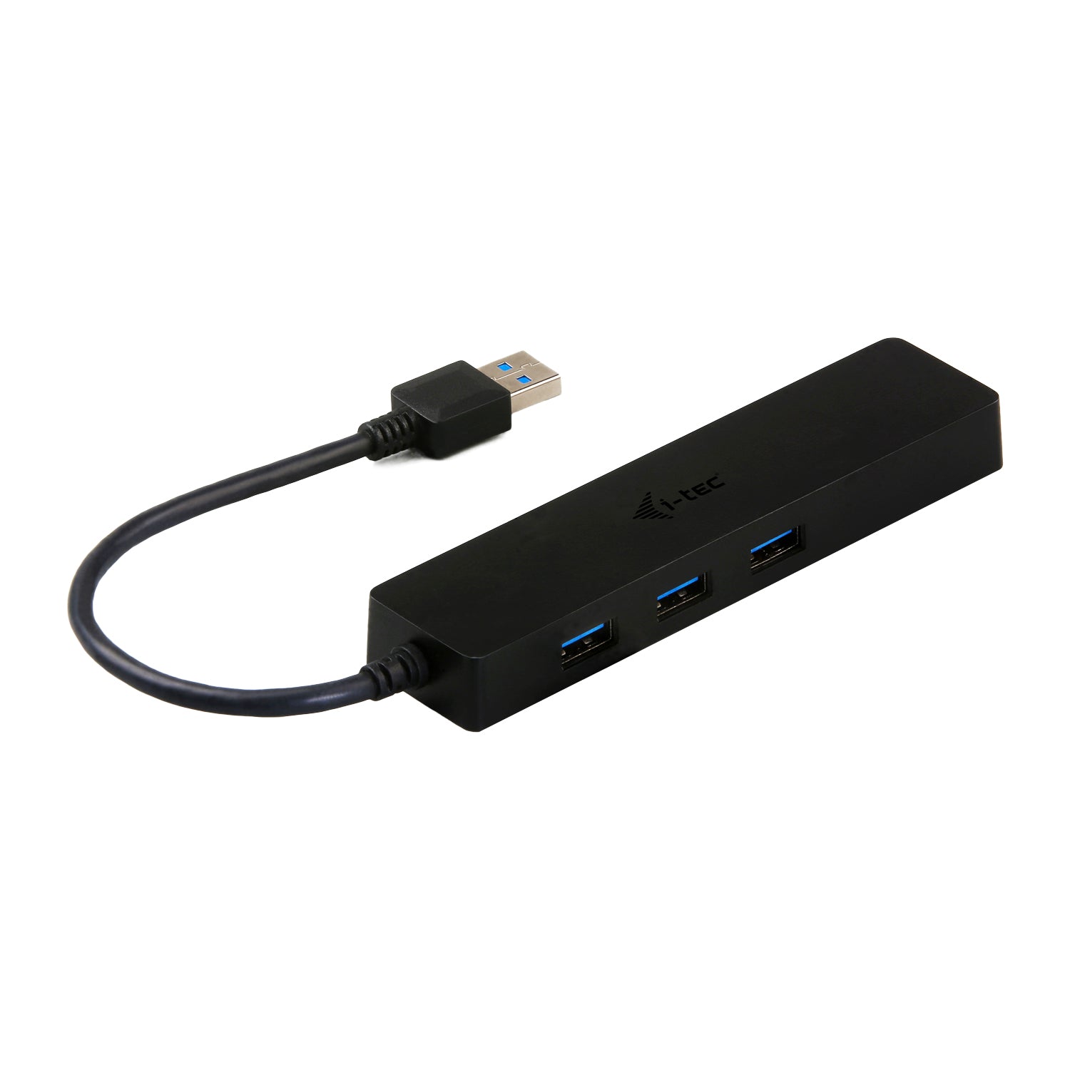 Hub I - Tec Usb 3.0 Delgado Con 3 Puertos Usb 3.0 Y Ethernet Glan Rj - 45
