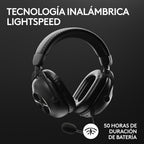 Auriculares Gaming Logitech G Pro X 2 Inalámbricos Con Lightspeed Negros