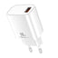 Cargador Qcharx Artemisia 3a 18w Puerto Usb Blanco