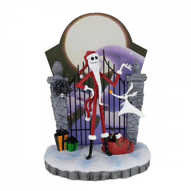 Figura Decorativa Enesco Disney Pesadilla Antes De Navidad Santa Jack Hover Image