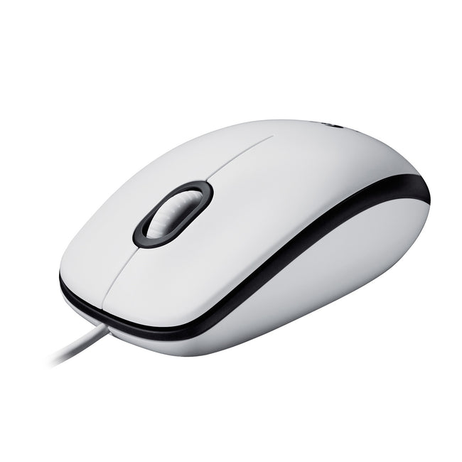 Mouse Raton Logitech M100 Blanco Usb Hover Image