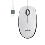 Mouse Raton Logitech M100 Blanco Usb