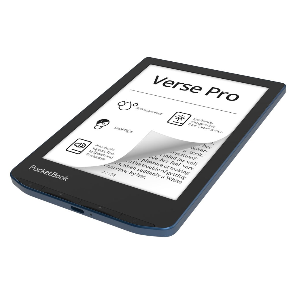 Libro Electronico Ebook Pocketbook Verse Pro Ereader 6 Pulgadas 16 Gb Azul - Azure