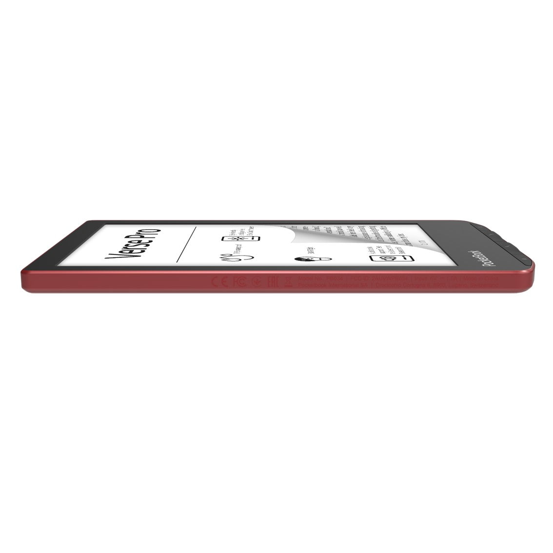 Libro Electronico Ebook Pocketbook Verse Pro Ereader 6 Pulgadas 16 Gb Rojo - Passion Red
