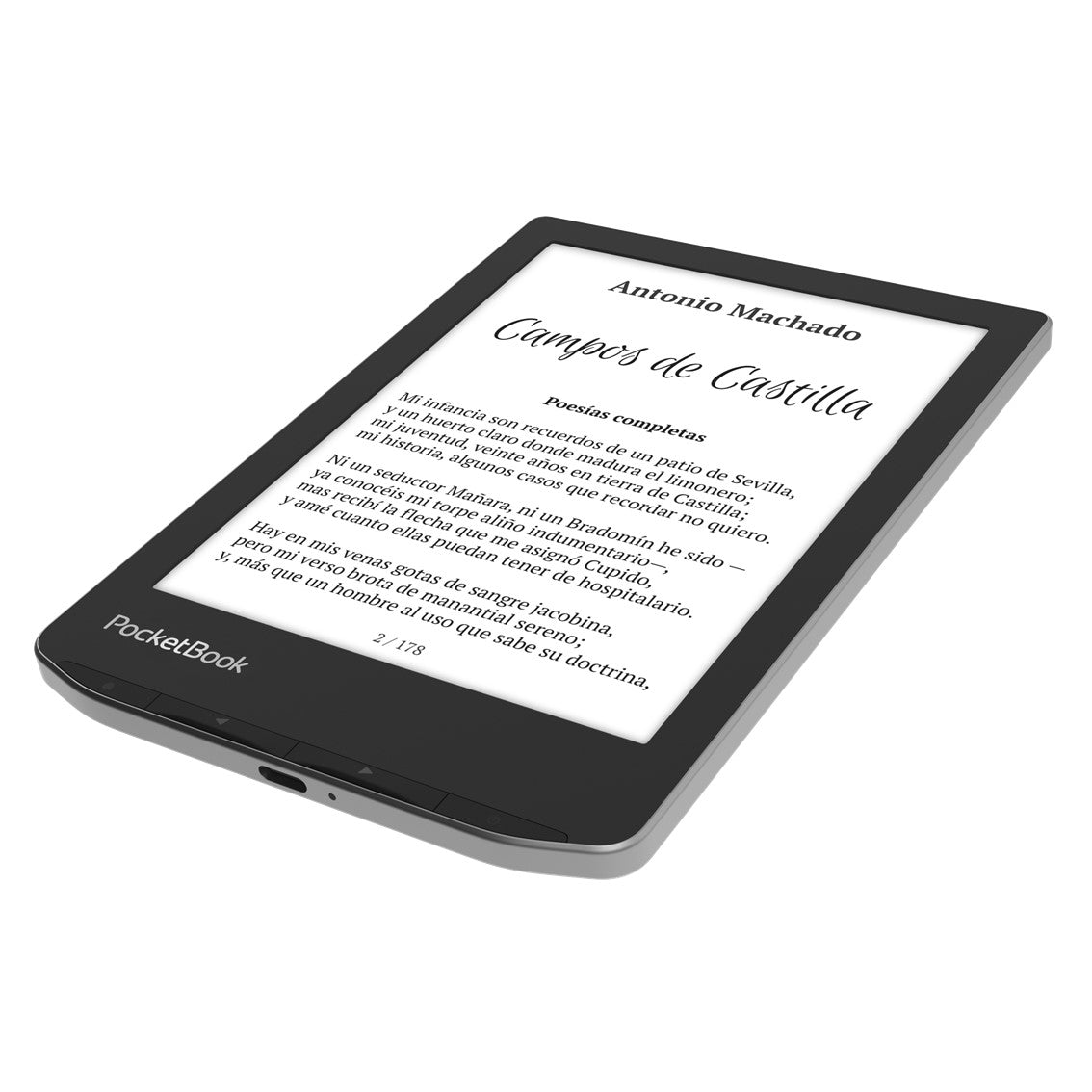 Libro Electronico Ebook Pocketbook Verse 6 Pulgadas 8gb Gris Niebla - Mist Grey
