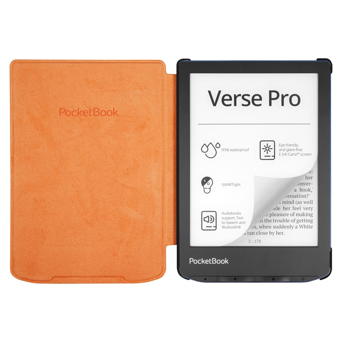 Pocketbook Funda Shell Series Verse - Verse Pro - Naranja