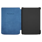 Pocketbook Funda Shell Series Verse + Verse Pro - Patron Flores Blanco Azul