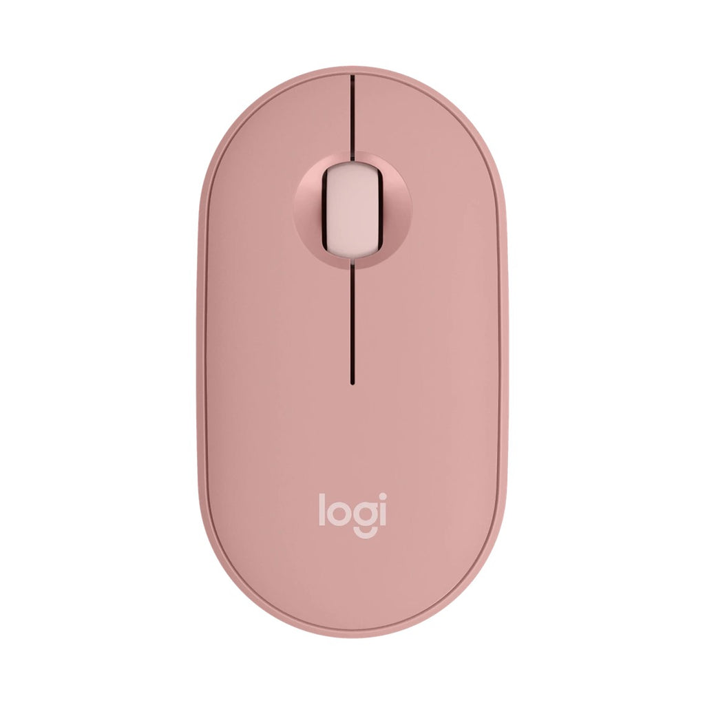 Raton Inalambrico Logitech Pebble Mouse 2 M350s Rosa Bluetooth